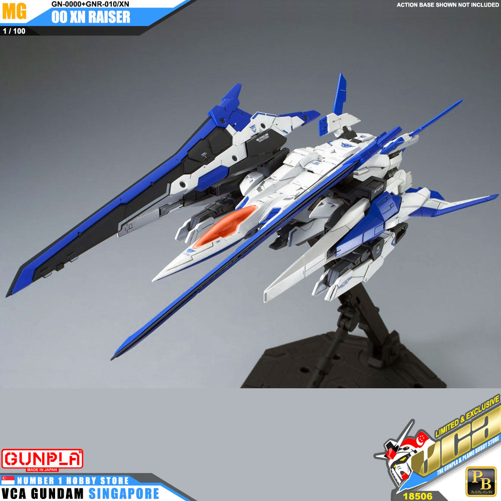 Premium Bandai Gunpla Master Grade 1/100 MG 00 XN Raiser Premium Bandai Gunpla Master Grade 1/100 MG 00 XN Raiser