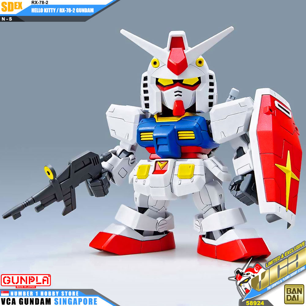 Bandai Gunpla SD EX Standard SDEX Hello Kitty RX-78-2 Gundam Bandai Gunpla SD EX Standard SDEX Hello Kitty RX-78-2 Gundam