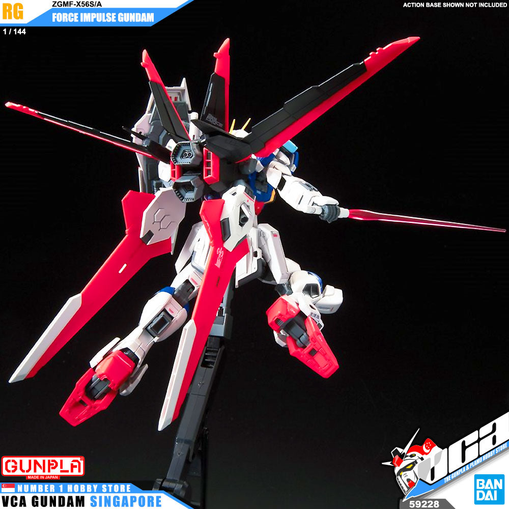 Bandai Gunpla Real Grade RG ZGMF-X56S/A FORCE IMPULSE GUNDAM Bandai Gunpla Real Grade RG ZGMF-X56S/A FORCE IMPULSE GUNDAM
