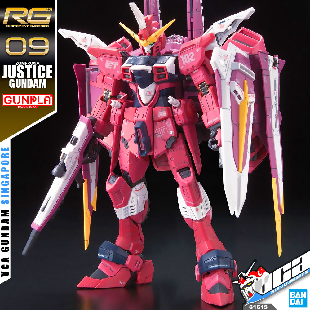 Bandai Real Grade RG ZGMF-X09A JUSTICE GUNDAM Bandai Real Grade RG ZGMF-X09A JUSTICE GUNDAM