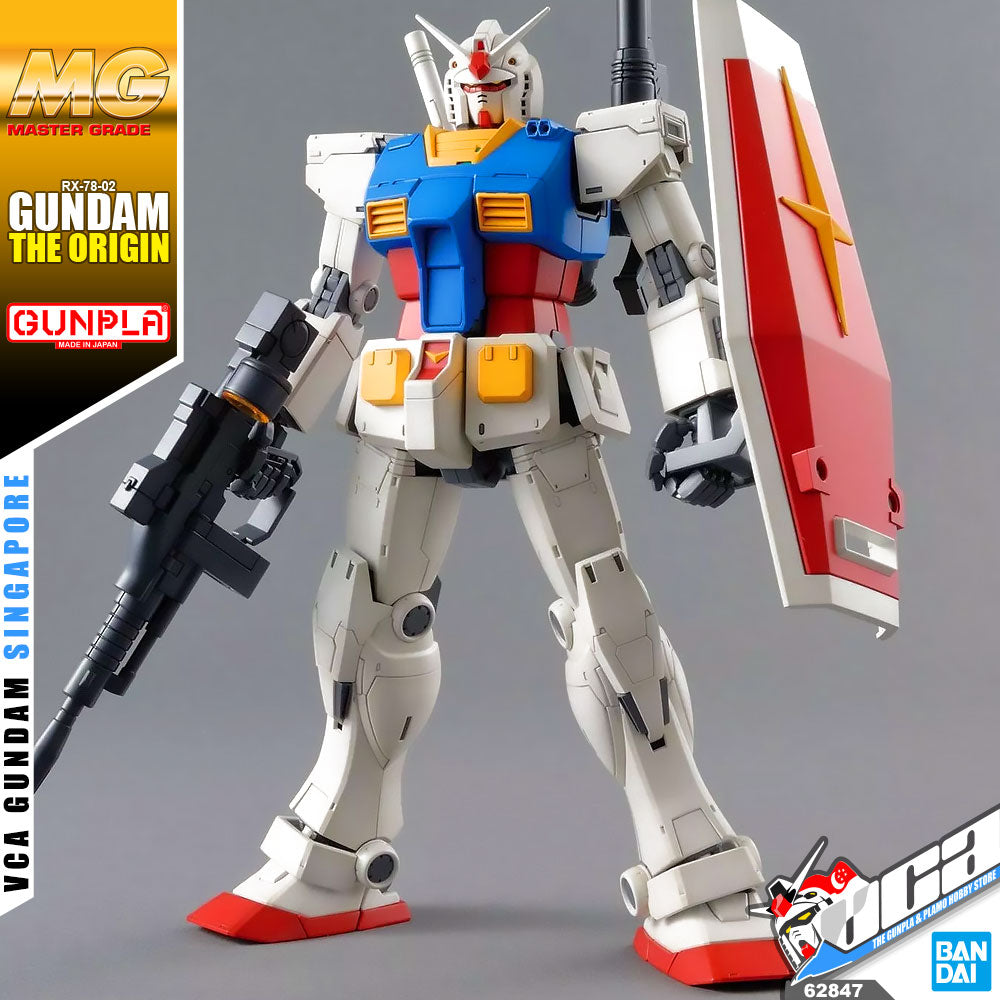 Bandai Gunpla Master Grade MG RX-78-02 Gundam The Origin Box Art Bandai Gunpla Master Grade MG RX-78-02 Gundam The Origin Box Art