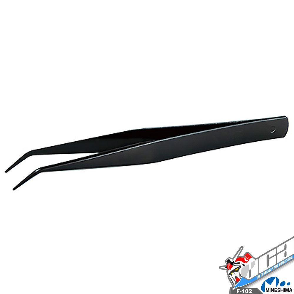 Mineshima® F-102 AA ANGLED TWEEZERS 125MM