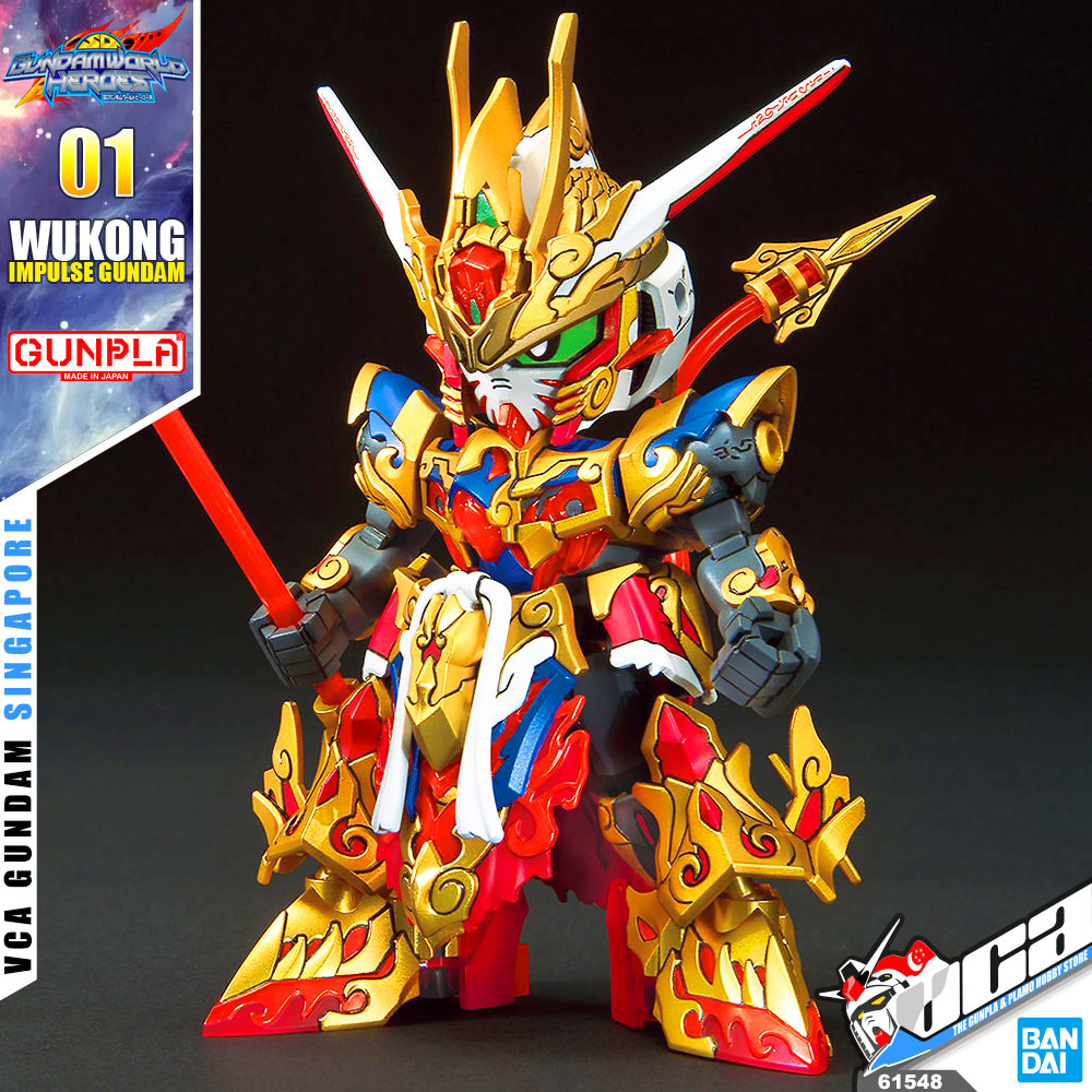 Bandai Gunpla World Heroes SD WUKONG IMPULSE GUNDAM Bandai Gunpla World Heroes SD WUKONG IMPULSE GUNDAM