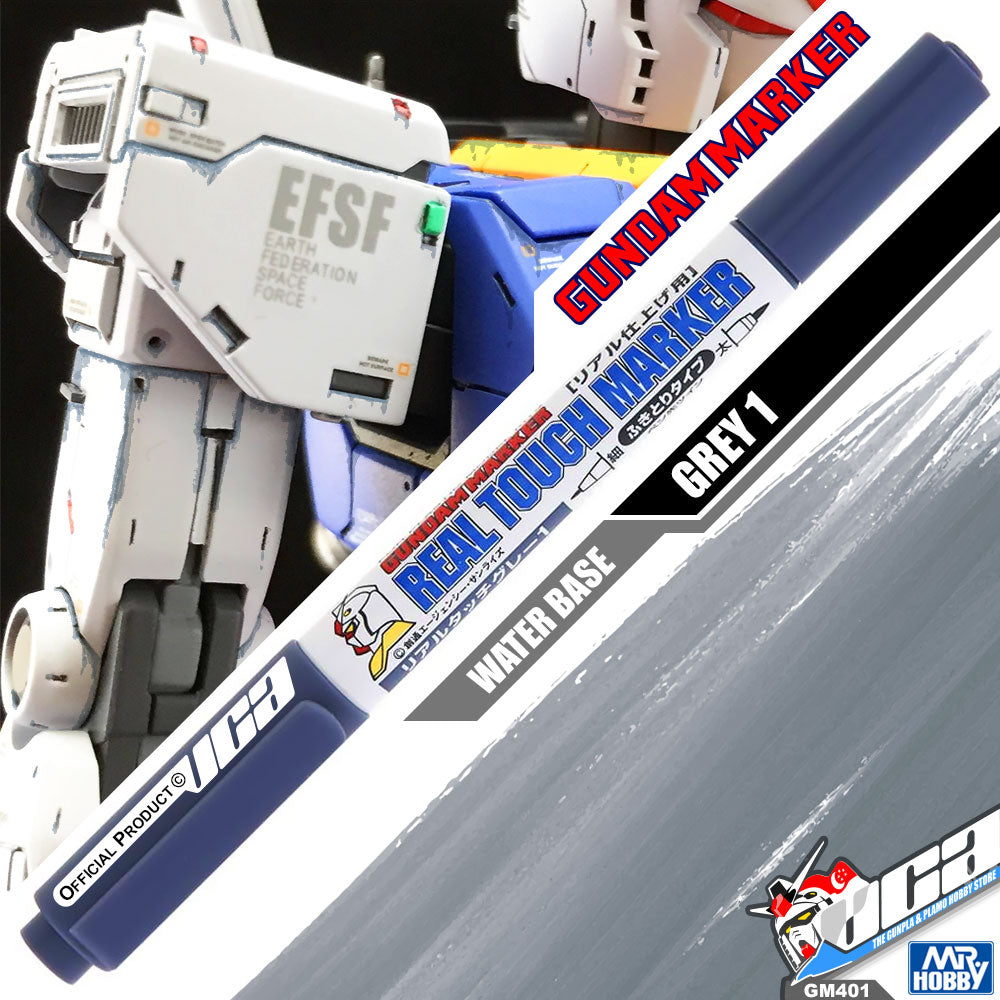 GSI CREOS MR HOBBY GM401 GUNDAM REAL TOUCH MARKER PAINT GREY GRAY 1 HOBBY PEN VCA GUNDAM SINGAPORE GSI CREOS MR HOBBY GM401 GUNDAM REAL TOUCH MARKER PAINT GREY GRAY 1 HOBBY PEN VCA GUNDAM SINGAPORE