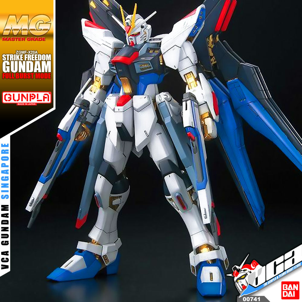 Bandai Gunpla Master Grade 1/100 MG Strike Freedom Gundam Full Burst Mode Bandai Gunpla Master Grade 1/100 MG Strike Freedom Gundam Full Burst Mode