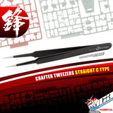 HOBBYCA HCA-204 CRAFTER TWEEZERS STRAIGHT C TYPE PLASTIC MODEL DECAL STICKER VCA GUNDAM