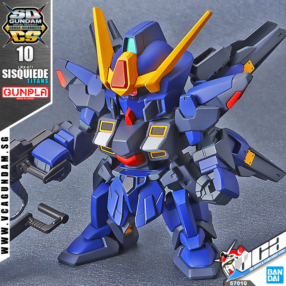 Bandai® Gunpla SD Cross Silhouette (SDCS) SISQUIEDE (TITANS COLOR)