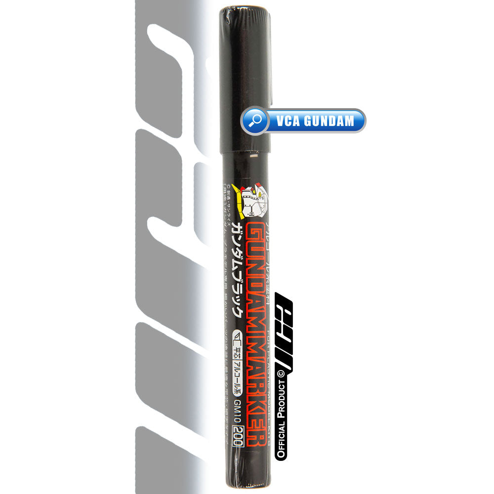 GSI CREOS MR GREY HOBBY GM10 Gundam Marker Painting Pen Black GSI CREOS MR GREY HOBBY GM10 Gundam Marker Painting Pen Black