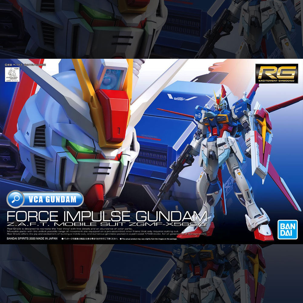 Bandai Gunpla Real Grade RG ZGMF-X56S/A FORCE IMPULSE GUNDAM Bandai Gunpla Real Grade RG ZGMF-X56S/A FORCE IMPULSE GUNDAM