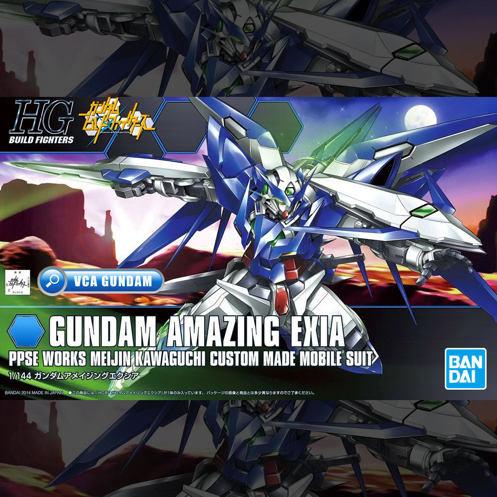 Bandai Gunpla High Grade HG Gundam Amazing Exia Bandai Gunpla High Grade HG Gundam Amazing Exia