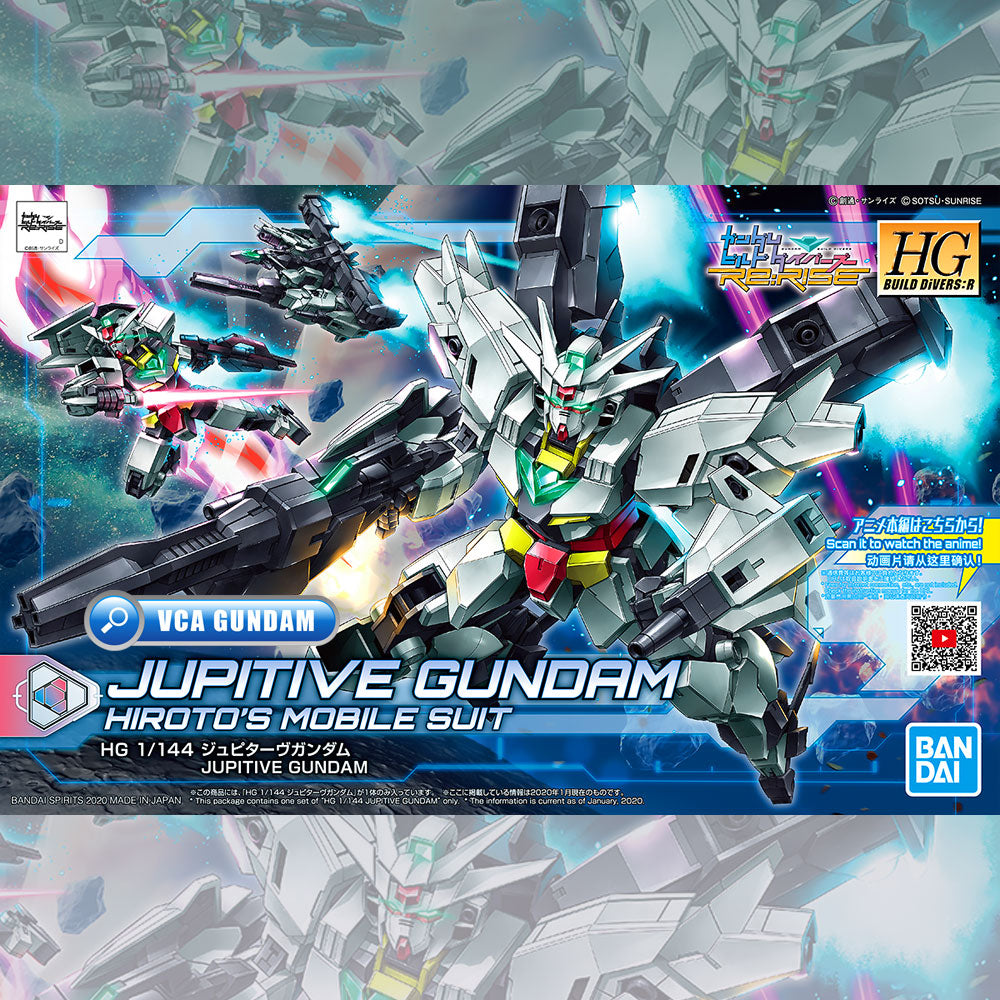 Bandai Gunpla High Grade 1/144 HG Jupitive Gundam Box Art Bandai Gunpla High Grade 1/144 HG Jupitive Gundam Box Art