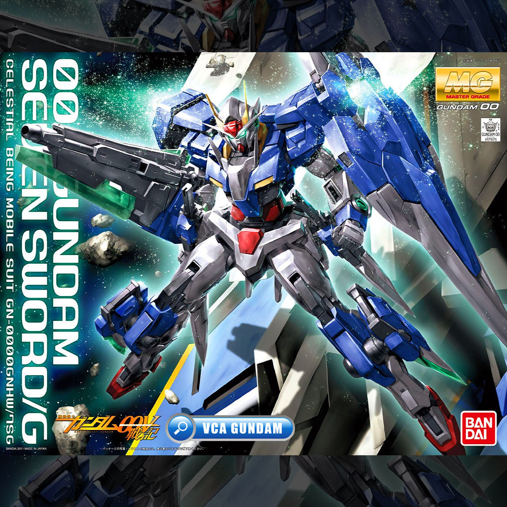 Bandai Gunpla Master Grade 1/100 MG 00 GUNDAM SEVEN SWORD/G Bandai Gunpla Master Grade 1/100 MG 00 GUNDAM SEVEN SWORD/G
