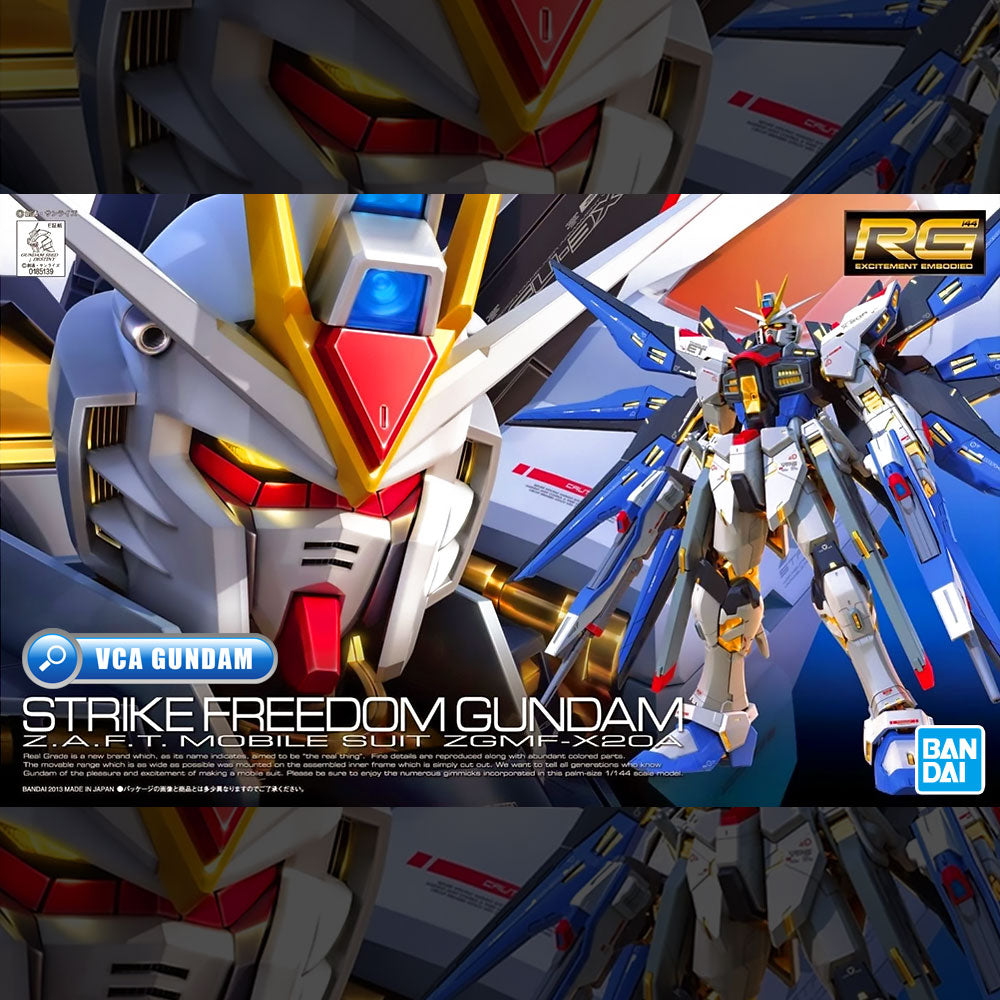 Bandai Real Grade RG ZGMF-X20A Strike Freedom Gundam Bandai Real Grade RG ZGMF-X20A Strike Freedom Gundam