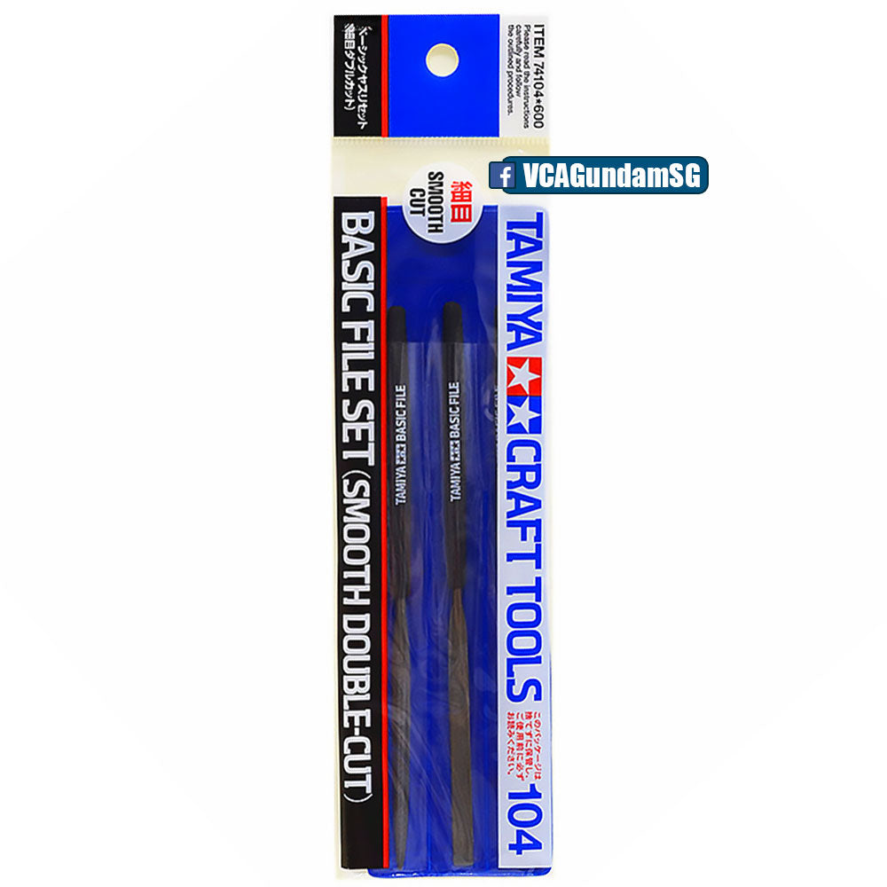 Tamiya® #74104 BASIC FILE SET (SMOOTH DOUBLE-CUT) Packaging Tamiya® #74104 BASIC FILE SET (SMOOTH DOUBLE-CUT) Packaging