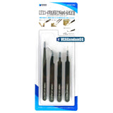 WaveCorporation® HT-202 PRECISION NEEDLE SHAPED TWEEZERS (4PCS) Packaging