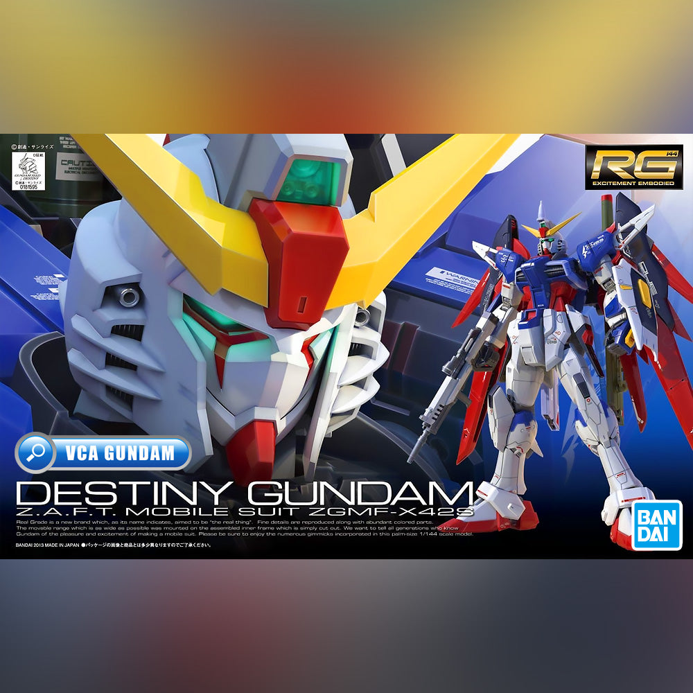 Bandai® Gundam Gunpla Real Grade RG ZGMF-X42S DESTINY GUNDAM Bandai® Gundam Gunpla Real Grade RG ZGMF-X42S DESTINY GUNDAM