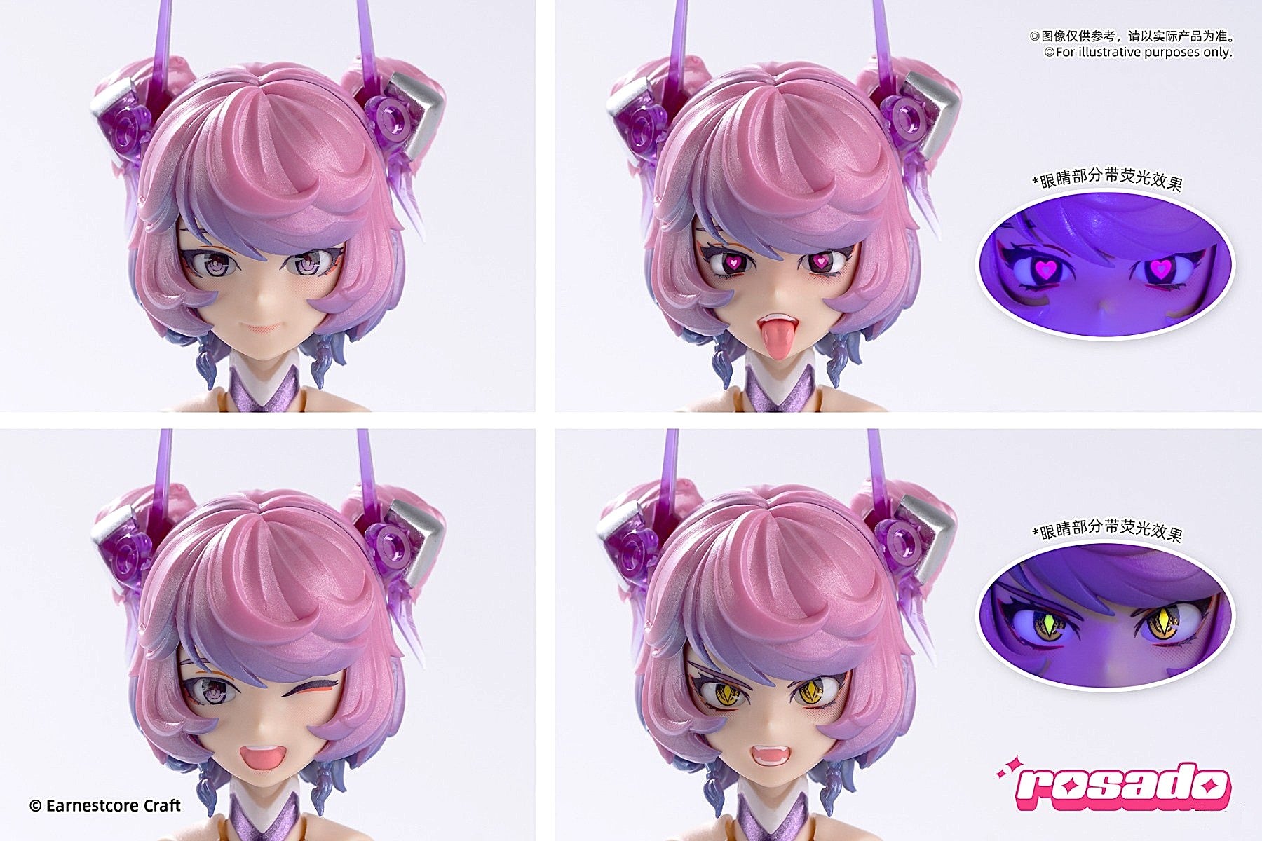 Earnestcore Craft Rosado Project RS-02 Starflower Black Iris Action Figure Toy Singapore