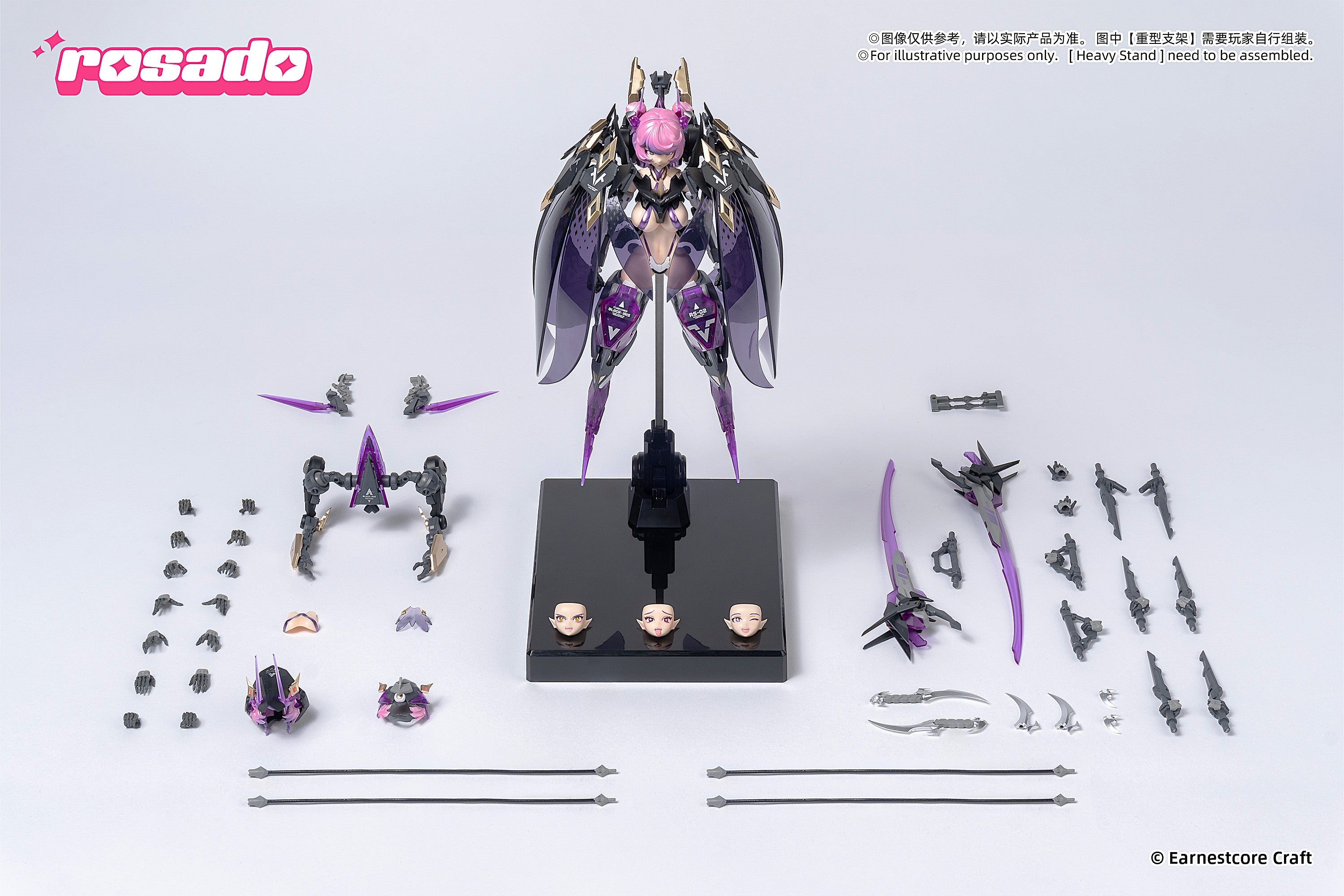 Earnestcore Craft Rosado Project RS-02 Starflower Black Iris Action Figure Toy Singapore