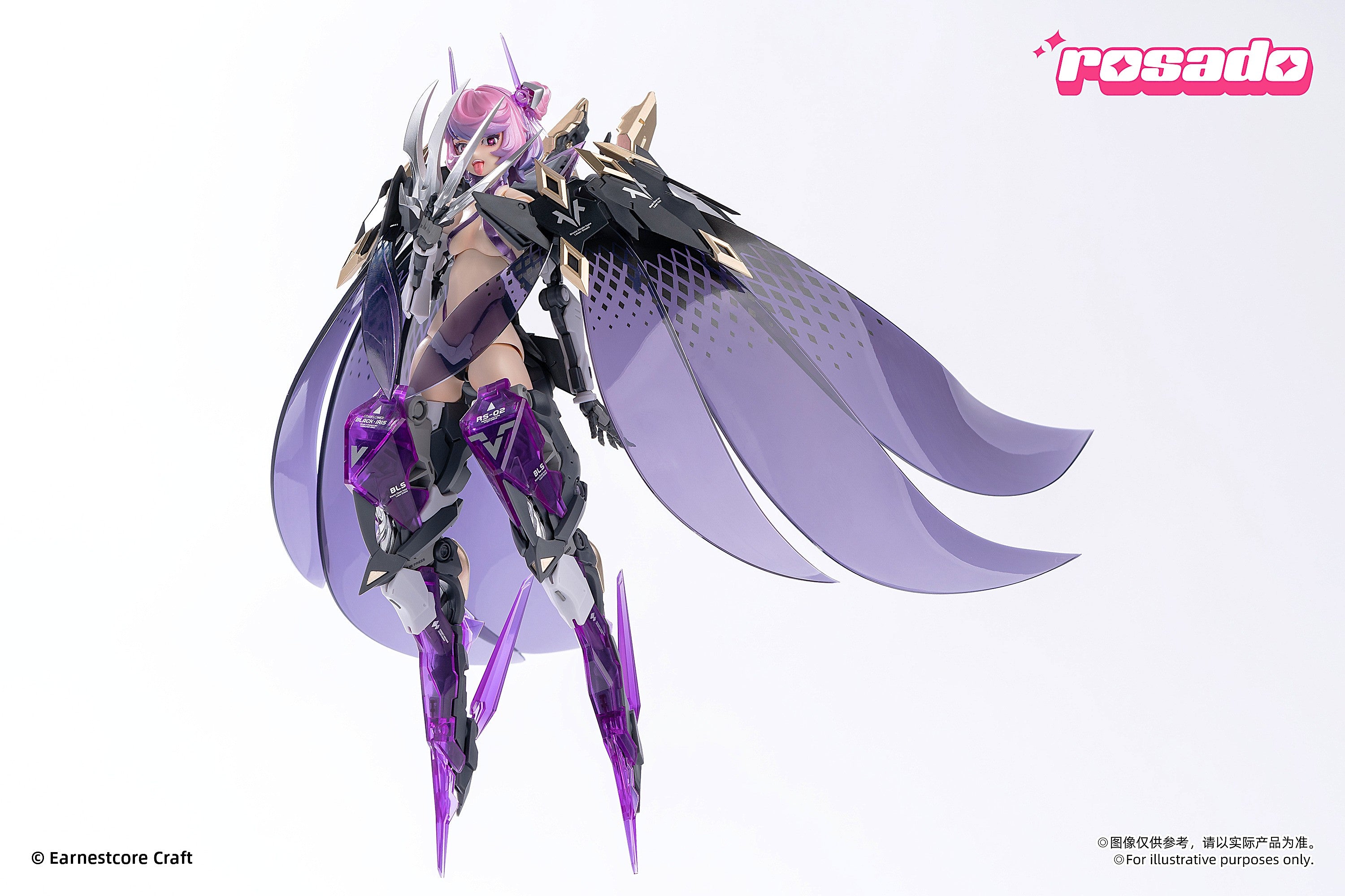 Earnestcore Craft Rosado Project RS-02 Starflower Black Iris Action Figure Toy Singapore