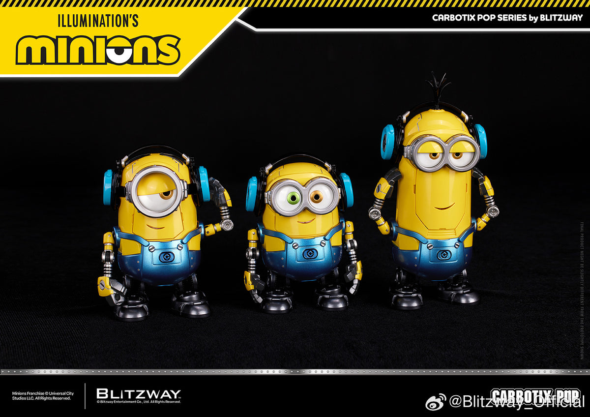 Blitzway Carbotix Pop Illumination's Minions Premium Action Figure Model Toy VCA Movie Singapore