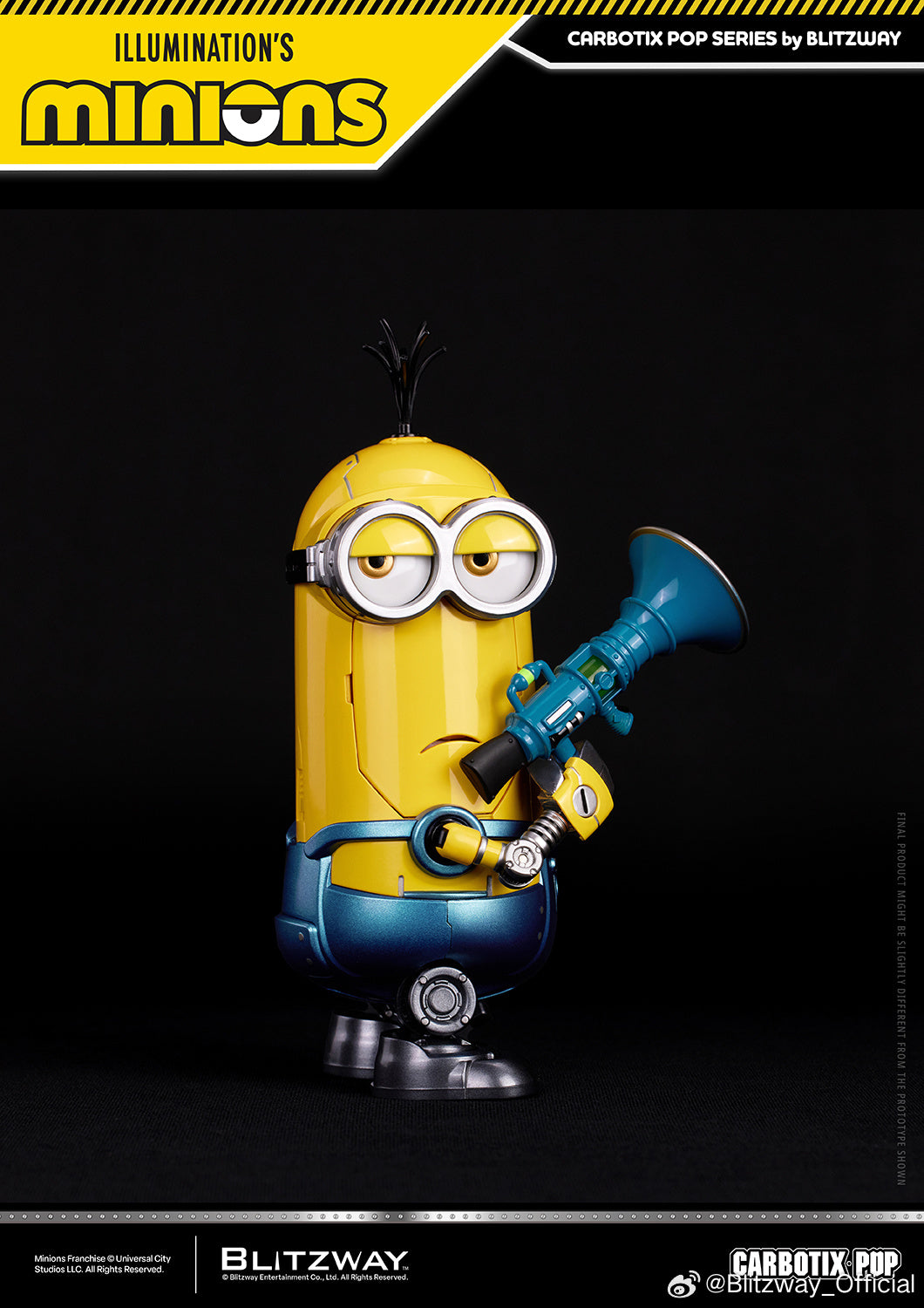 Blitzway Carbotix Pop Illumination's Minions Premium Action Figure Model Toy VCA Movie Singapore