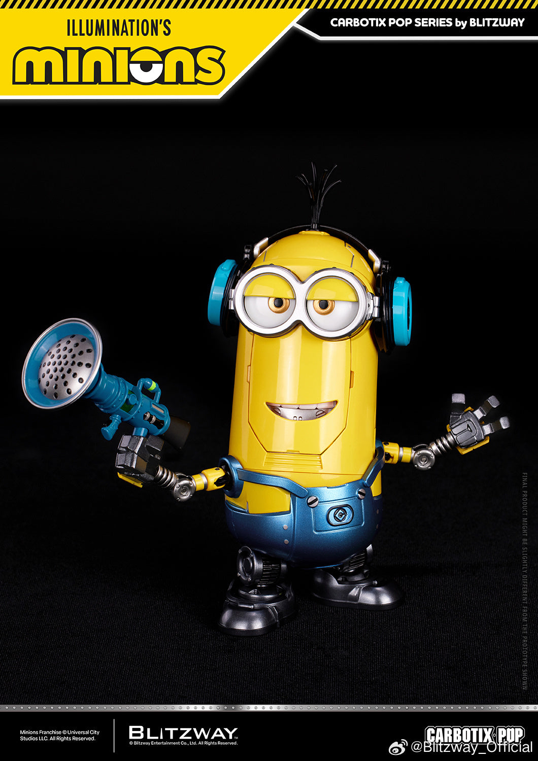 Blitzway Carbotix Pop Illumination's Minions Premium Action Figure Model Toy VCA Movie Singapore