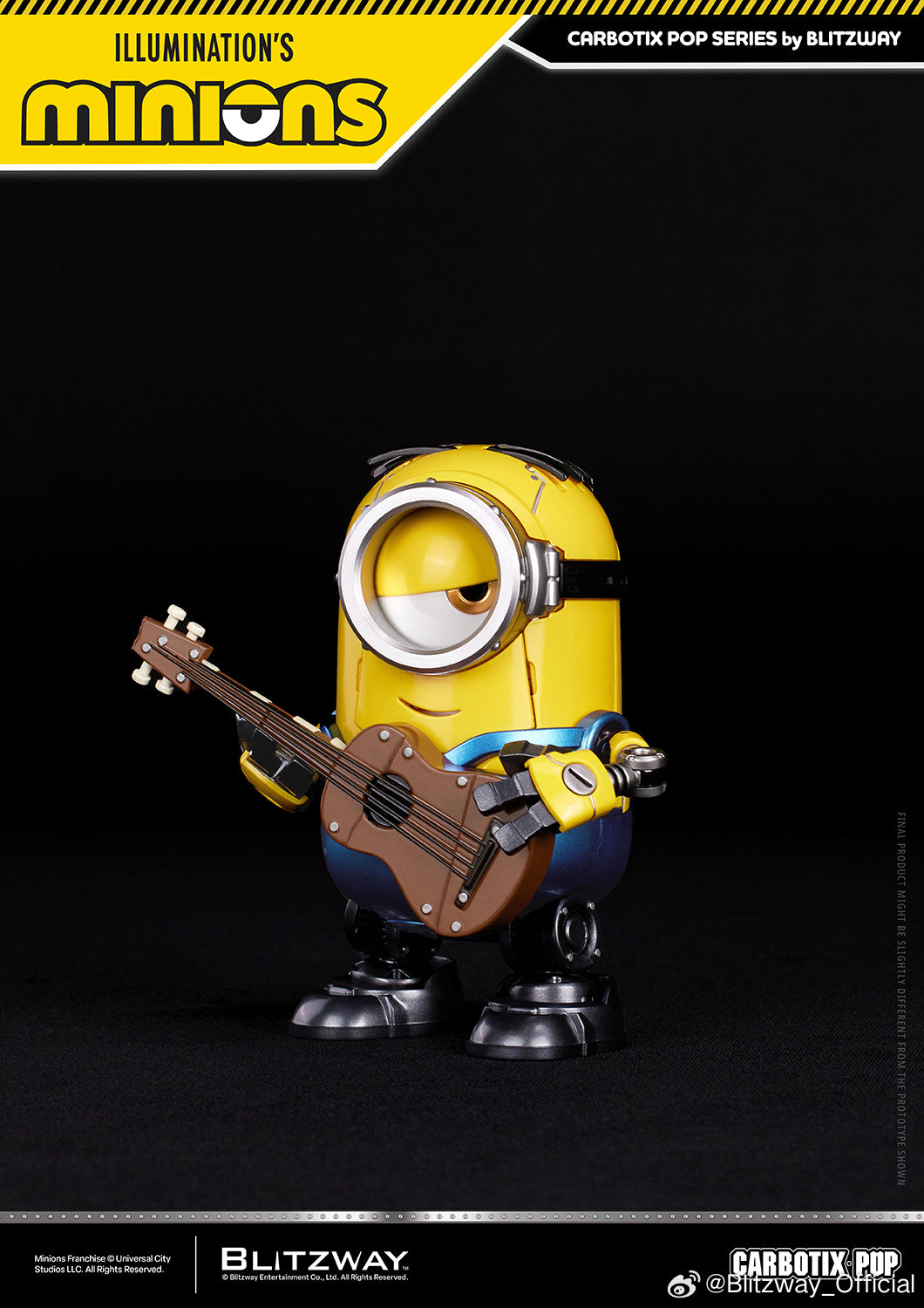 Blitzway Carbotix Pop Illumination's Minions Premium Action Figure Model Toy VCA Movie Singapore