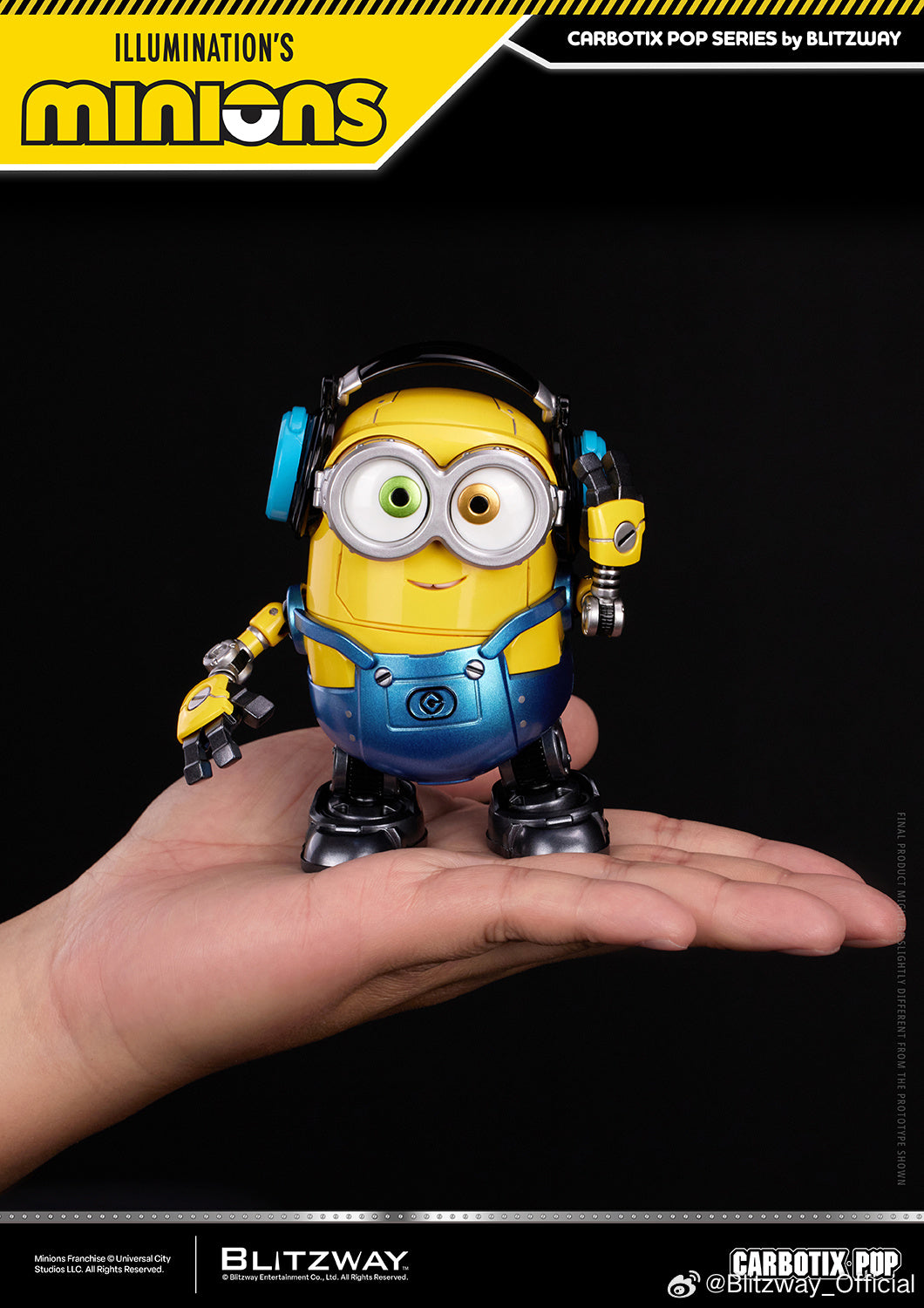 Blitzway Carbotix Pop Illumination's Minions Premium Action Figure Model Toy VCA Movie Singapore