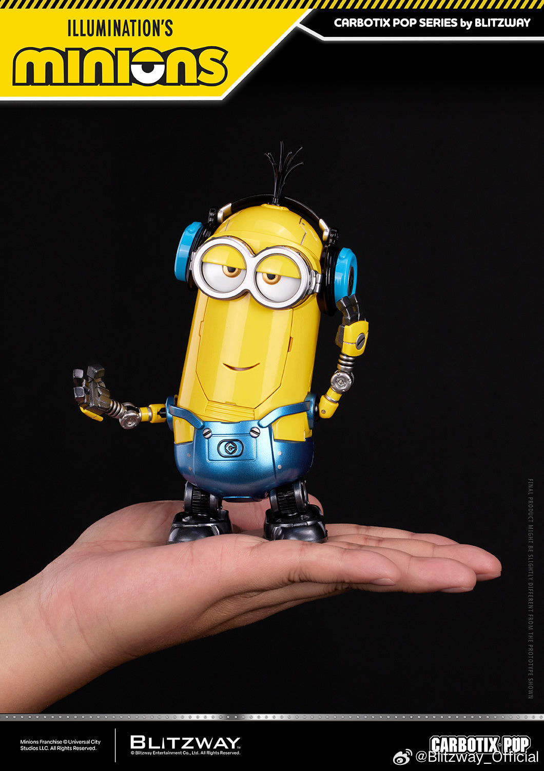 Blitzway Carbotix Pop Illumination's Minions Premium Action Figure Model Toy VCA Movie Singapore