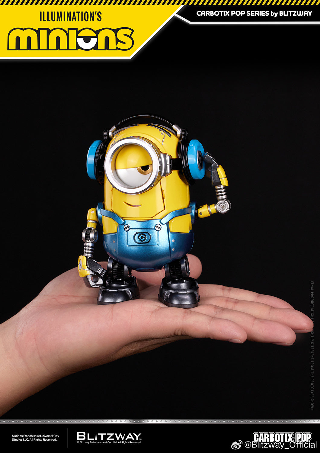 Blitzway Carbotix Pop Illumination's Minions Premium Action Figure Model Toy VCA Movie Singapore