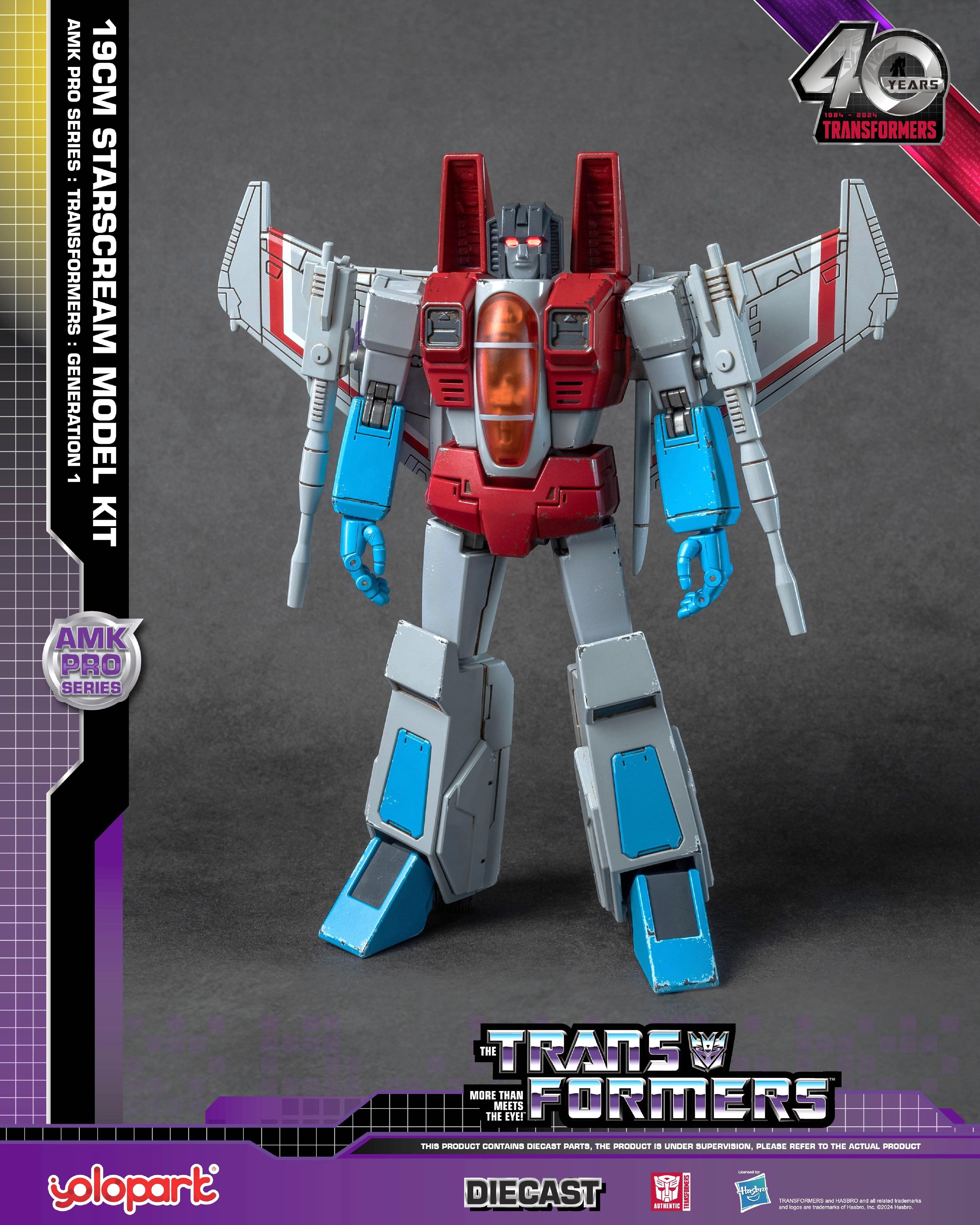 YOLOPARK AMK PRO STARSCREAM G1 (40th ANNIVERSARY VERSION)