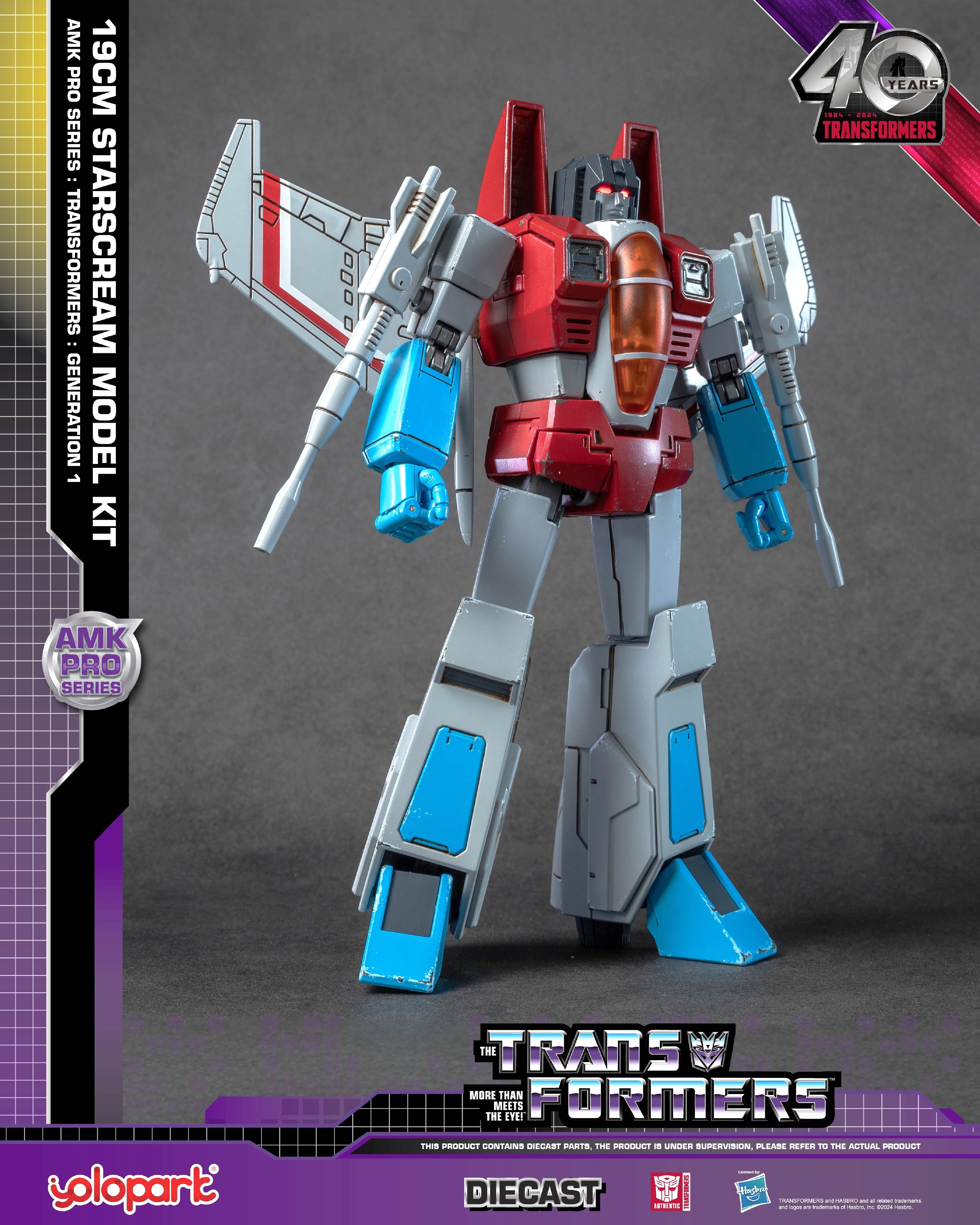 YOLOPARK AMK PRO STARSCREAM G1 (40th ANNIVERSARY VERSION)