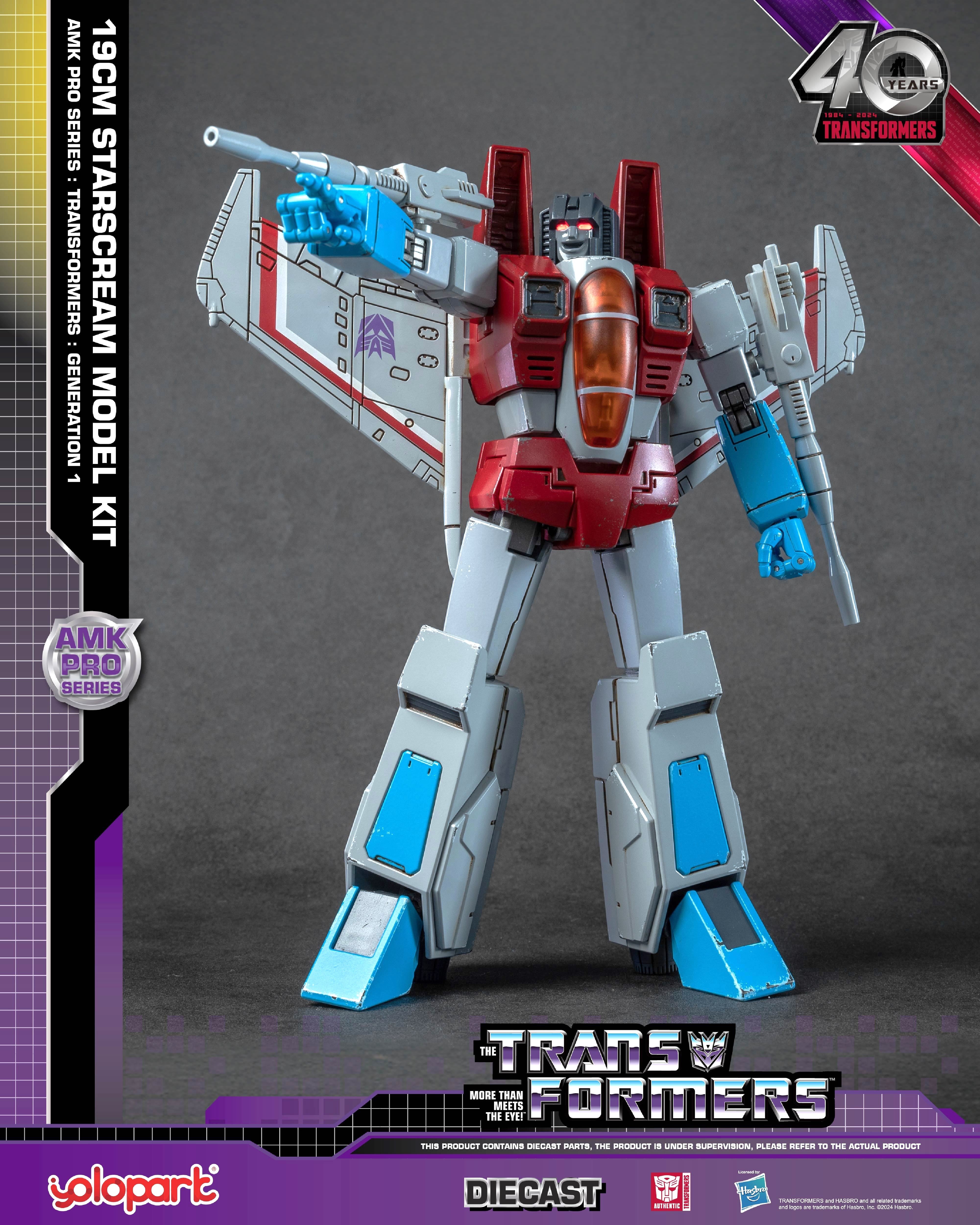 YOLOPARK AMK PRO STARSCREAM G1 (40th ANNIVERSARY VERSION)