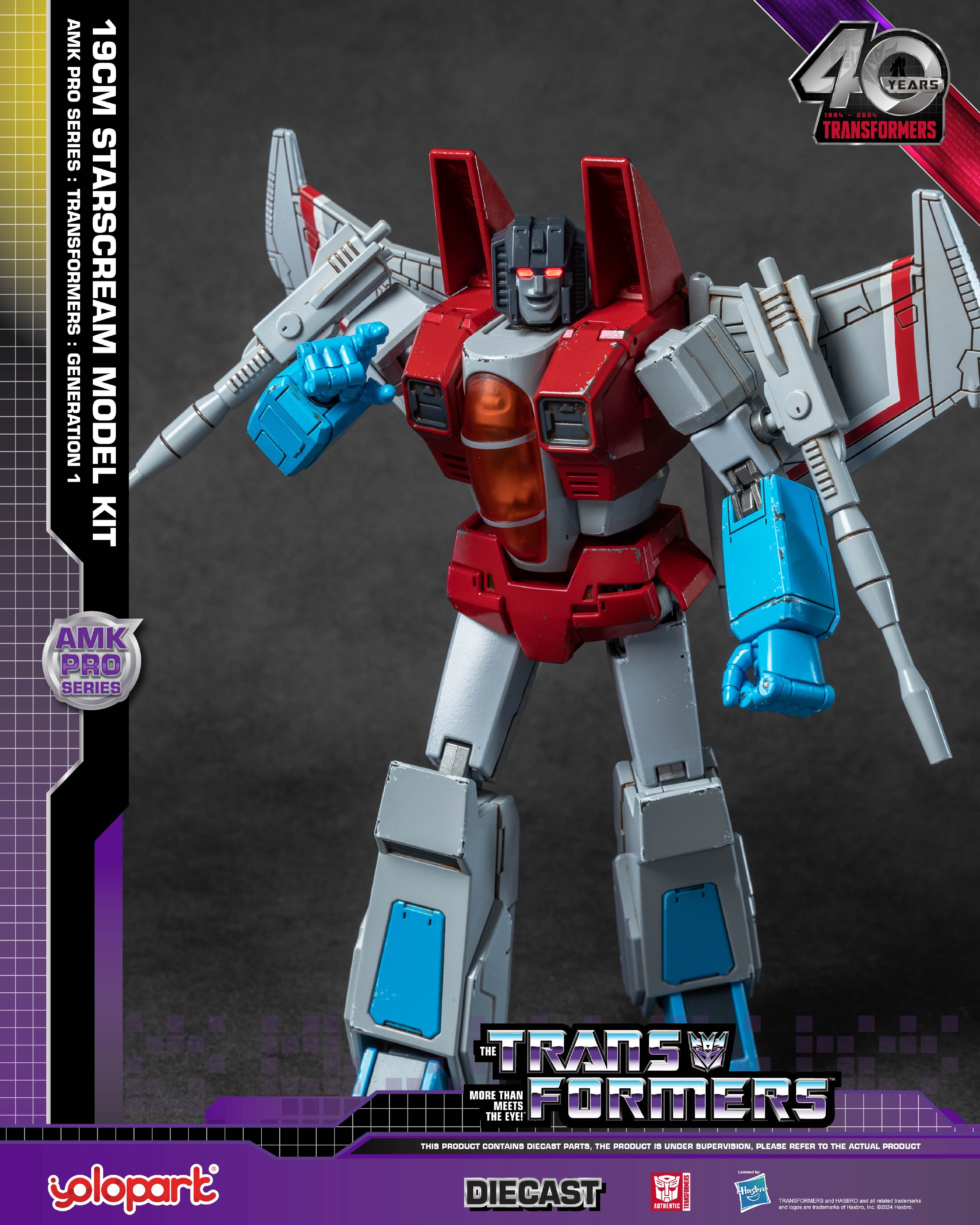 YOLOPARK AMK PRO STARSCREAM G1 (40th ANNIVERSARY VERSION)