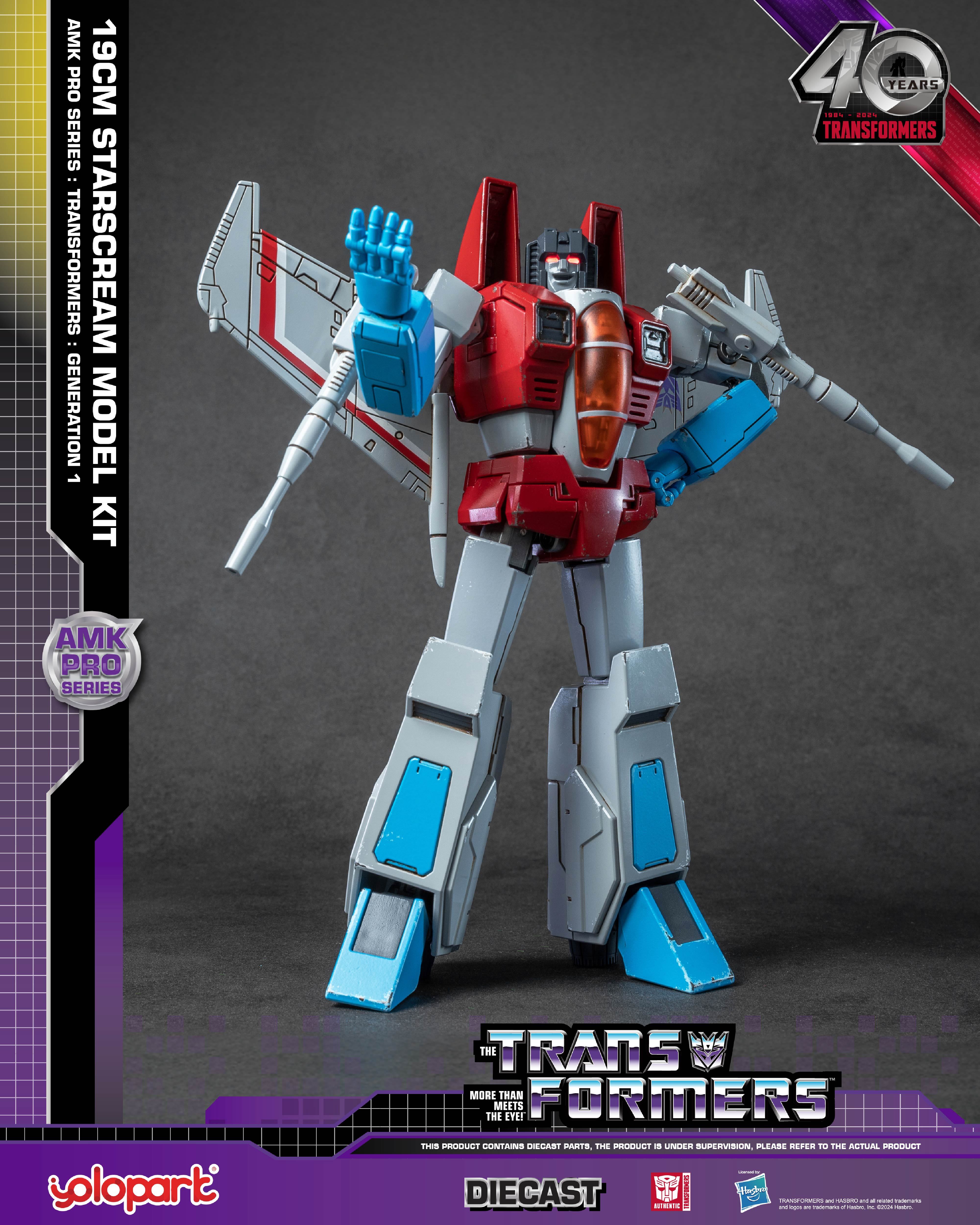 YOLOPARK AMK PRO STARSCREAM G1 (40th ANNIVERSARY VERSION)