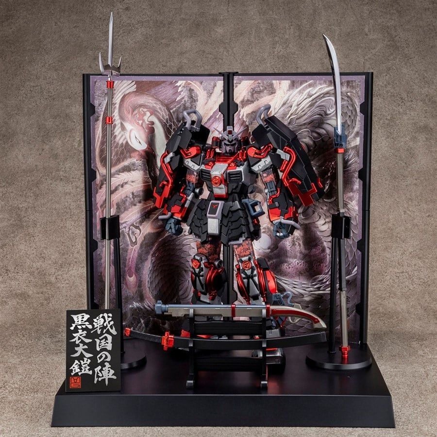 【𝐋𝐈𝐌𝐈𝐓𝐄𝐃 𝐄𝐃𝐈𝐓𝐈𝐎𝐍】 MG SHIN MUSHA GUNDAM - SENGOKU NO JIN BLACK ROBE LARGE ARMOR