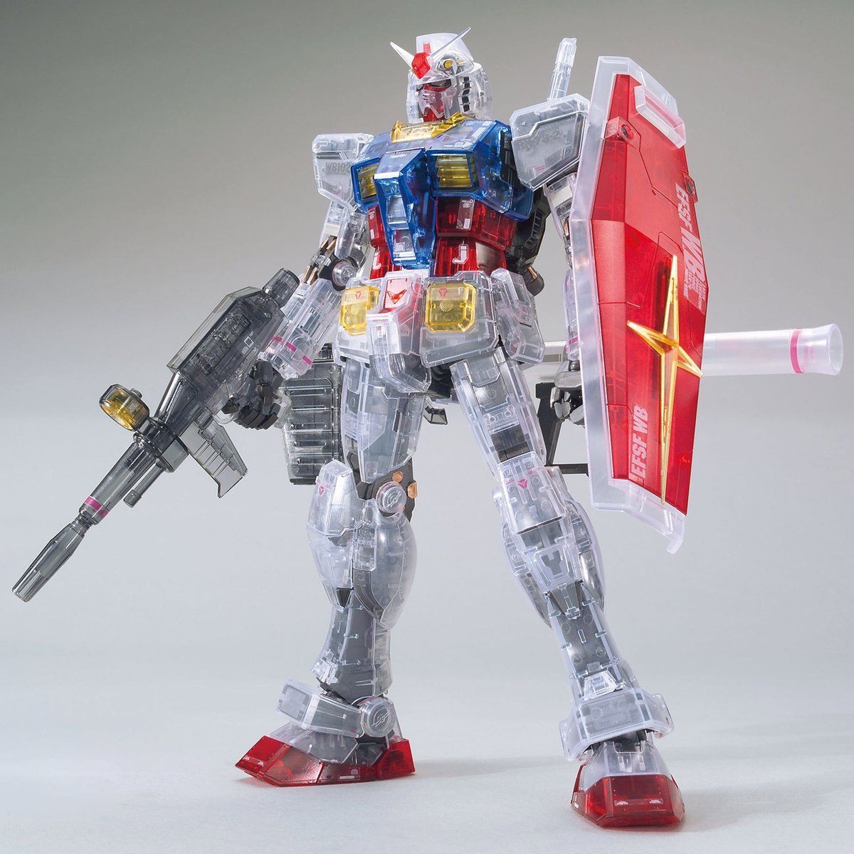 【𝐓𝐇𝐄 𝐆𝐔𝐍𝐃𝐀𝐌 𝐁𝐀𝐒𝐄】 MG RX-78-2 GUNDAM VER 3.0 (CLEAR C COLOR)