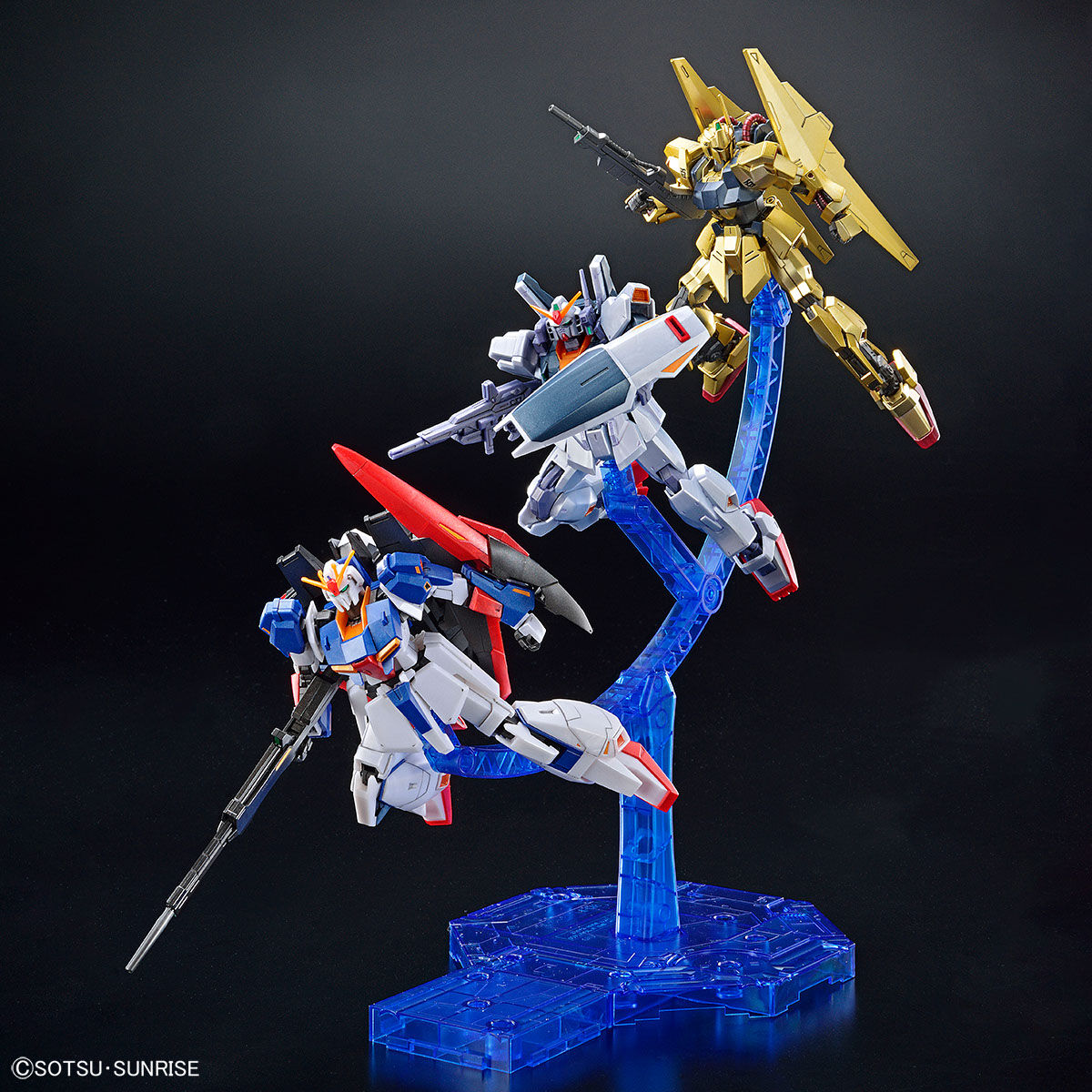 【𝐓𝐇𝐄 𝐆𝐔𝐍𝐃𝐀𝐌 𝐁𝐀𝐒𝐄】HG ZETA GUNDAM / HYAKU-SHIKI / GUNDAM MK-II A.E.U.G. SET - GRYPHIOS WAR SPECIAL COLOR