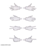 30MS OPTION HAND PARTS (WHITE / BLACK)