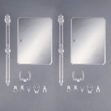 ACTION BASE 7 CLEAR COLOR (2 PCS PACK) MIRROR STICKERS SET