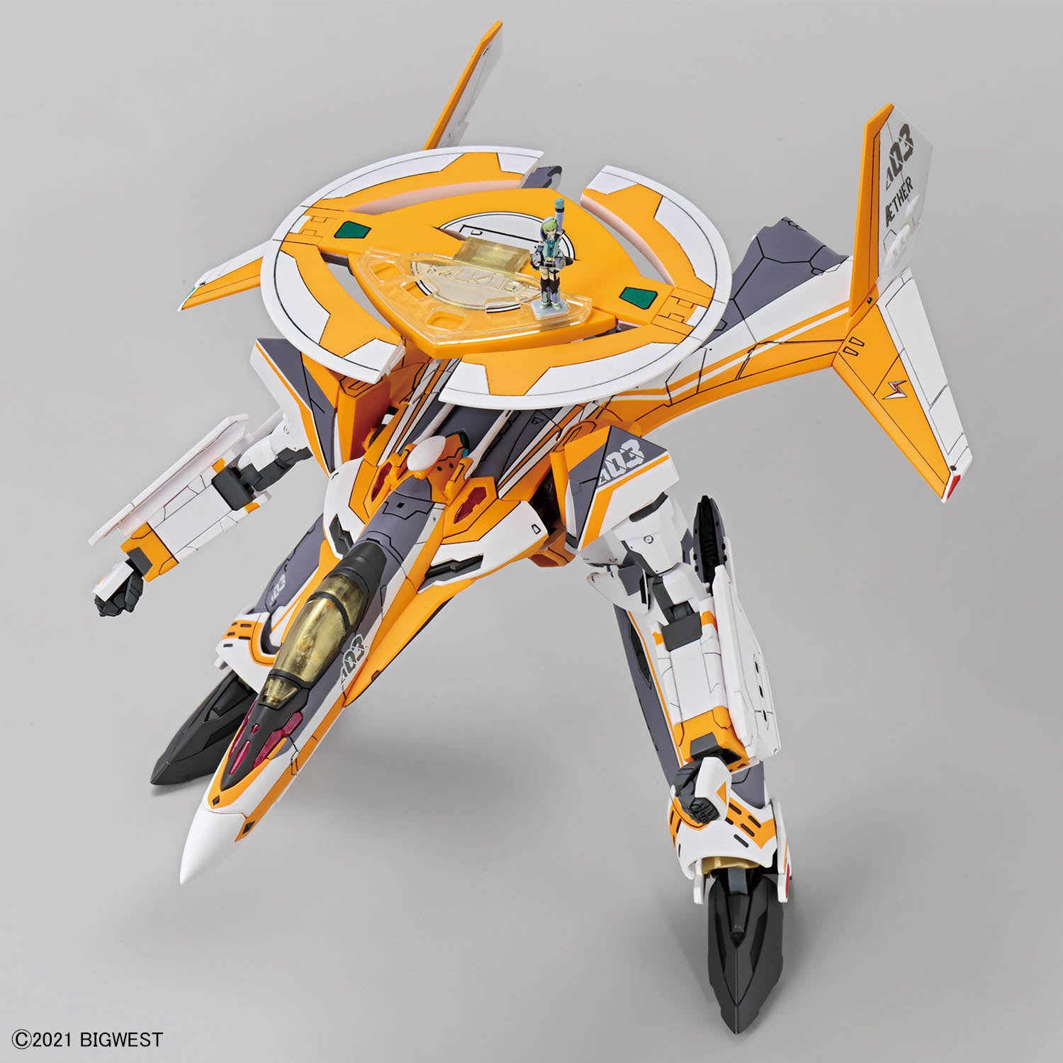 HG VF-31E SIEGFRIED (CHUCK MUSTANG USE) DELUXE SET