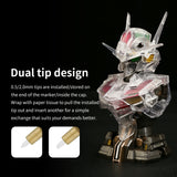 DSPIAE MKA 01 - 12 SUPER METALLIC COLOR MARKERS FOR PLASTIC ACTION FIGURE MODEL TOY KIT VCA GUNDAM SINGAPORE