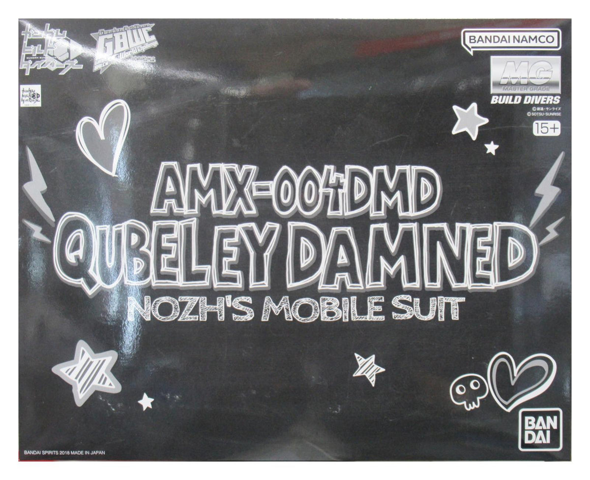 Premium Bandai Gunpla Master Grade 1/100 MG AMX-004DMD Qubeley Damned Nozh's Mobile Suit Action Figure Model Toy Kit VCA Gundam Singapore