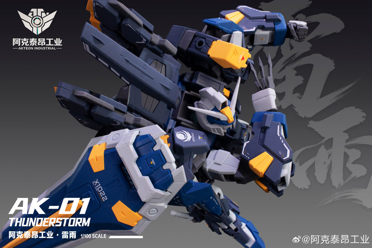AKTEON Industrial 阿克泰昂工业 AK-01 Thunderstorm 雷雨 Duel Action Figure Model Toy Kit VCA Gundam Singapore