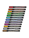 DSPIAE MKA 01 - 12 SUPER METALLIC COLOR MARKERS FOR PLASTIC ACTION FIGURE MODEL TOY KIT VCA GUNDAM SINGAPORE