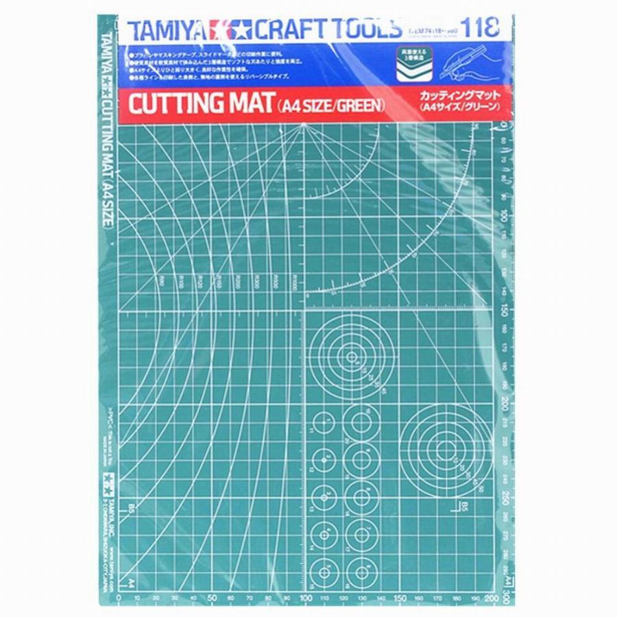 TAMIYA 74118 CUTTING MAT (A4 SIZE / GREEN)