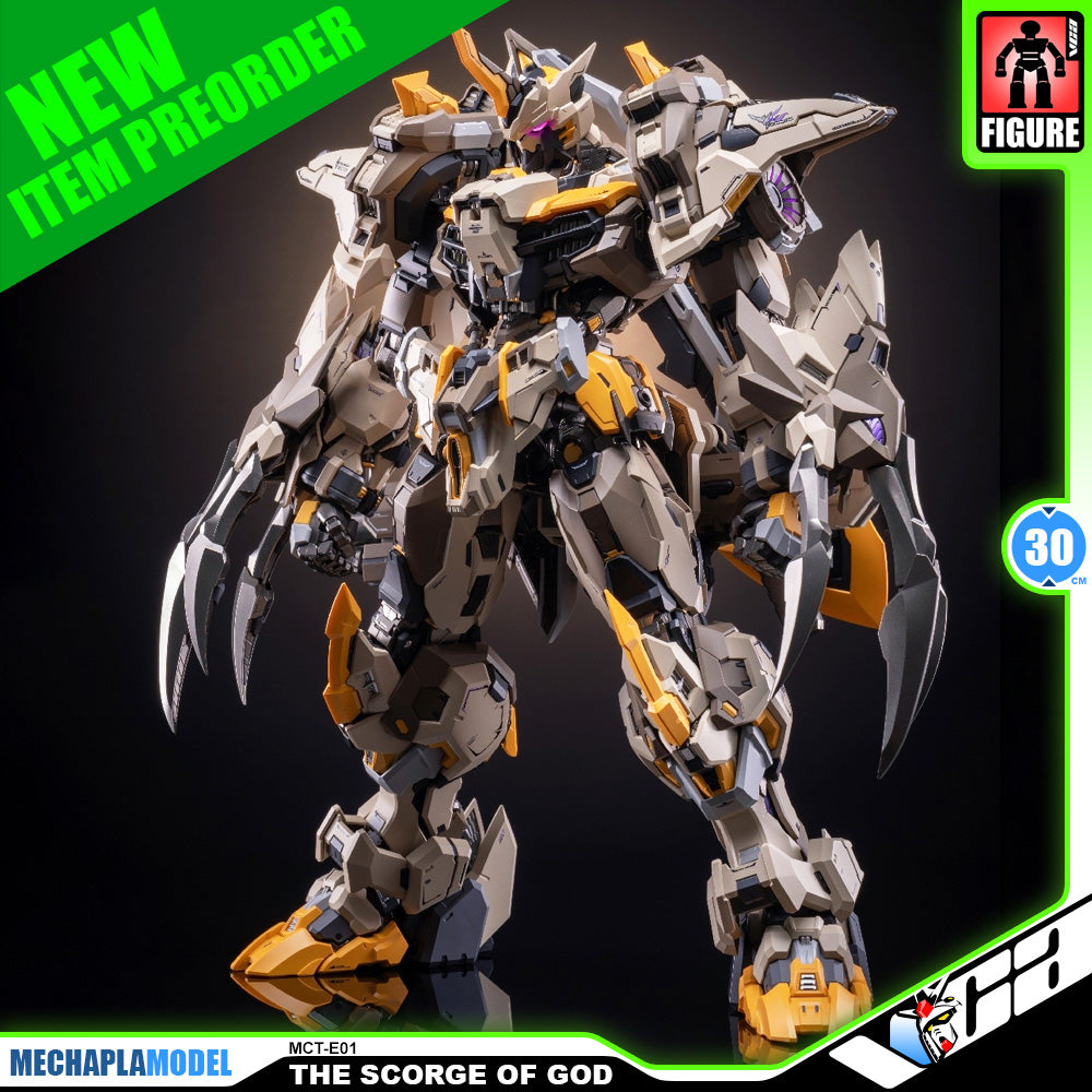 Moshowtoys 模寿 MCT-E01 The Scourge of God 至臻级·上帝之鞭 Premium Metal Build Structure Large Scale Action Figure Model Toy VCA Gundam Singapore