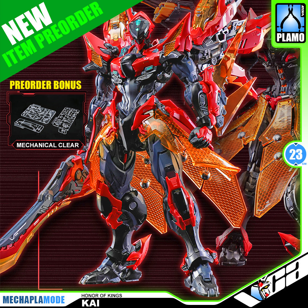 Honor of Kings Animester 大漫匠 Infinite Dimension 无限维度 Kai 铠 - 绛天战甲 Action Figure Model Toy Kit Mechapla VCA Gundam Singapore