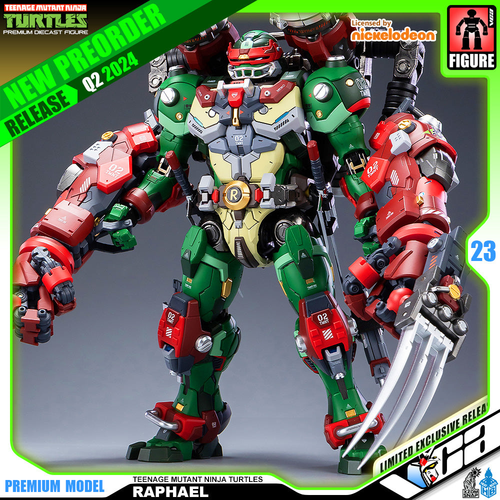 Tmnt Mecha Raphael Heat Boys x Snap Design® TMNT RAPHAEL MECHA – VCA Gundam Singapore