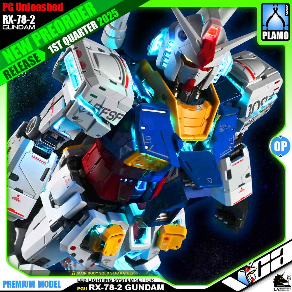 UA LED Lighting System Set for Perfect Grade PG Unleashed RX-78-2 Gundam Action Figure Model Toy VCA Singapore